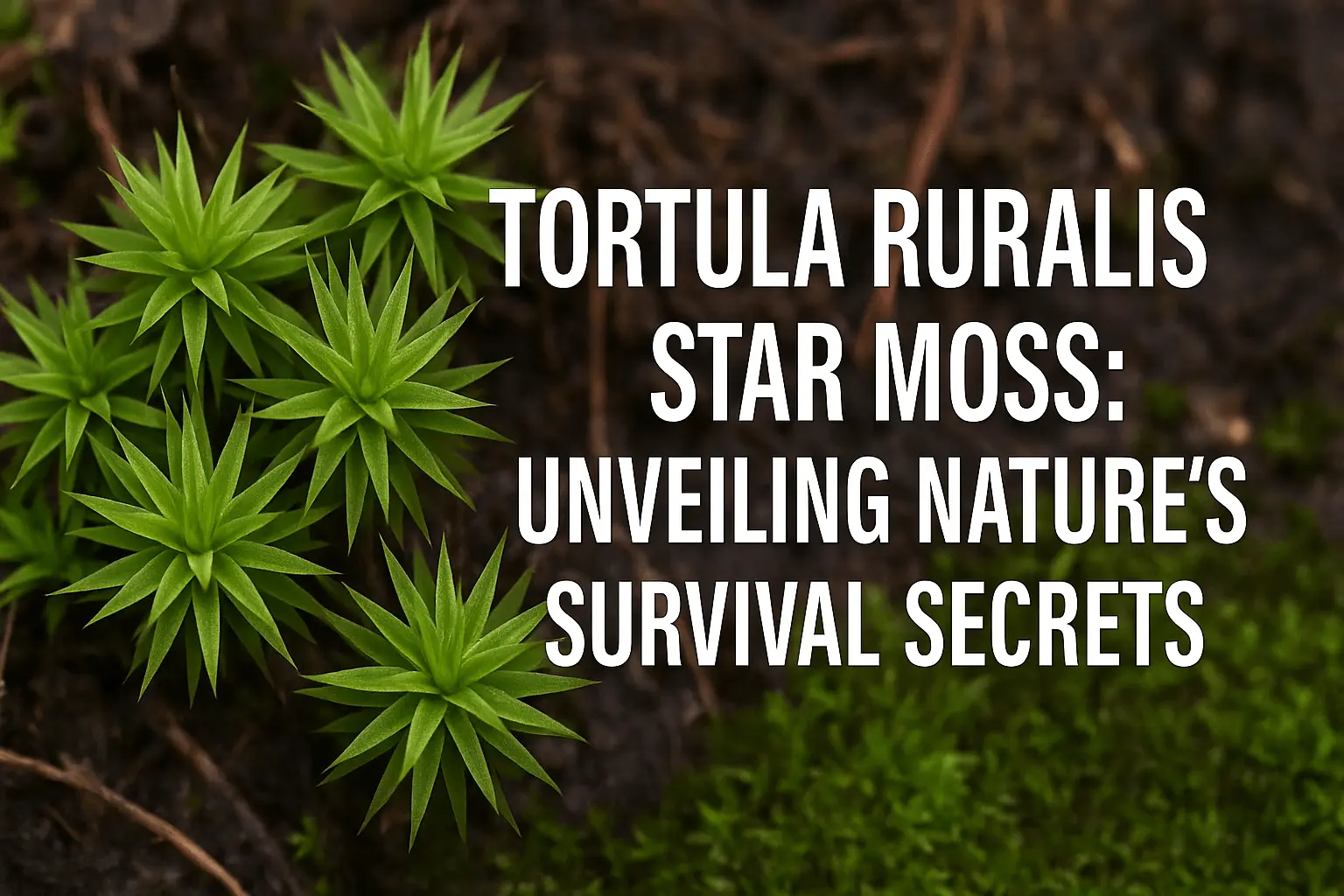 Tortula Ruralis Star Moss: Unveiling Nature’s Survival Secrets