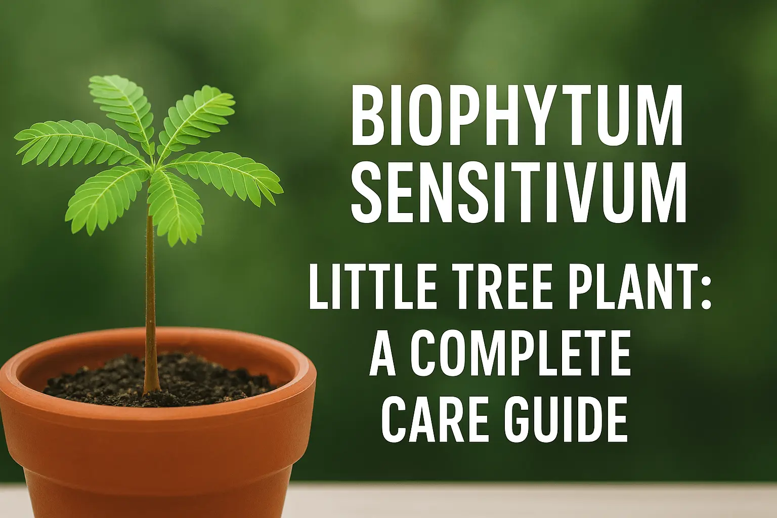 Biophytum Sensitivum Little Tree Plant: A Complete Care Guide