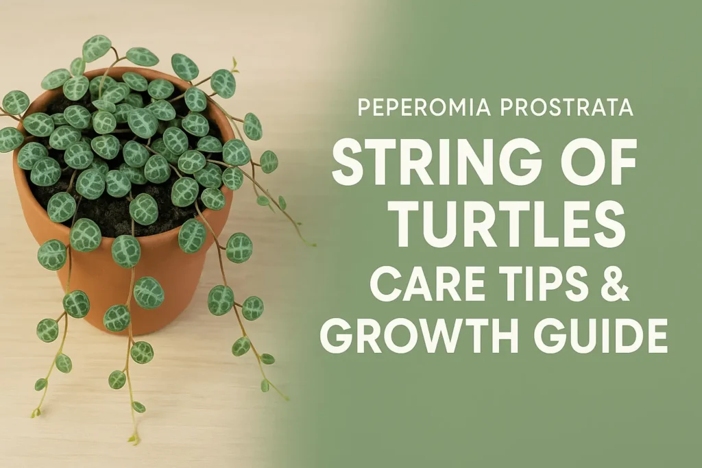 peperomia prostrata string of turtles care tips & growth guide