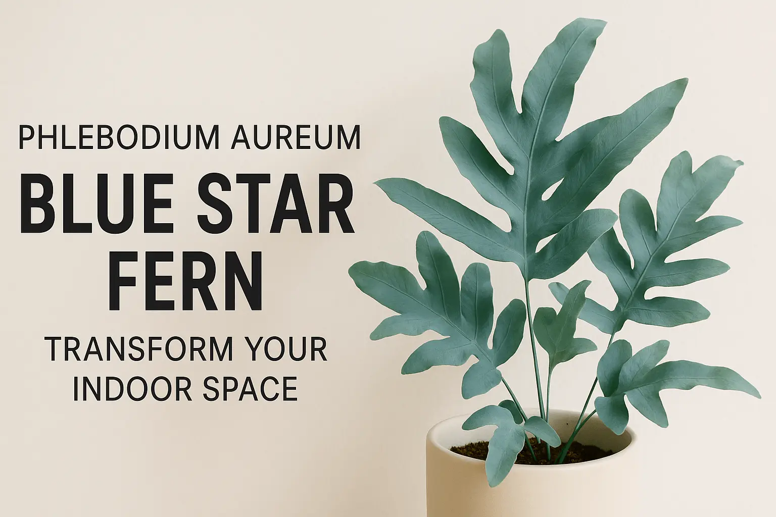 Phlebodium Aureum Blue Star Fern: Transform Your Indoor Space