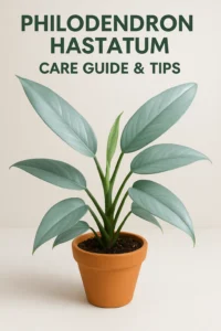 Philodendron Hastatum Silver Sword Philodendron: Care Guide & Tips silver sword pairs (1)