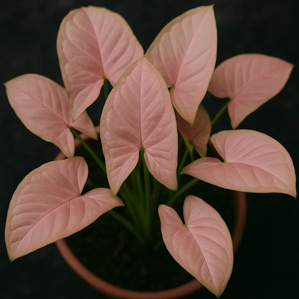 syngonium neon robusta pink arrowhead vine