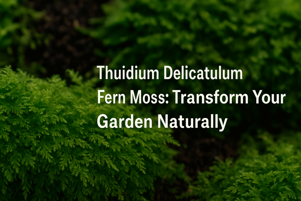 thuidium delicatulum fern moss